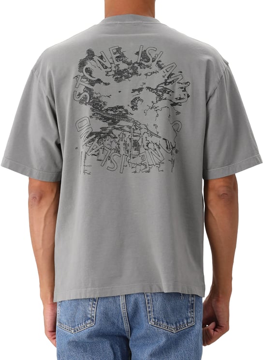 Stone Island Stone Island T-shirt Grijs Backprint
