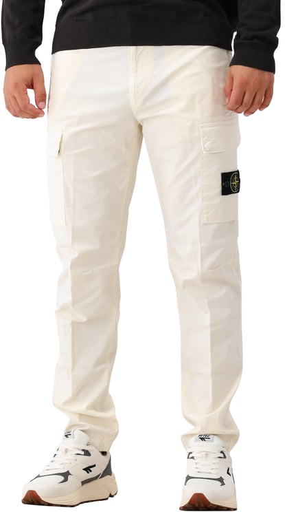 Stone Island Stone Island Cargobroek Wit