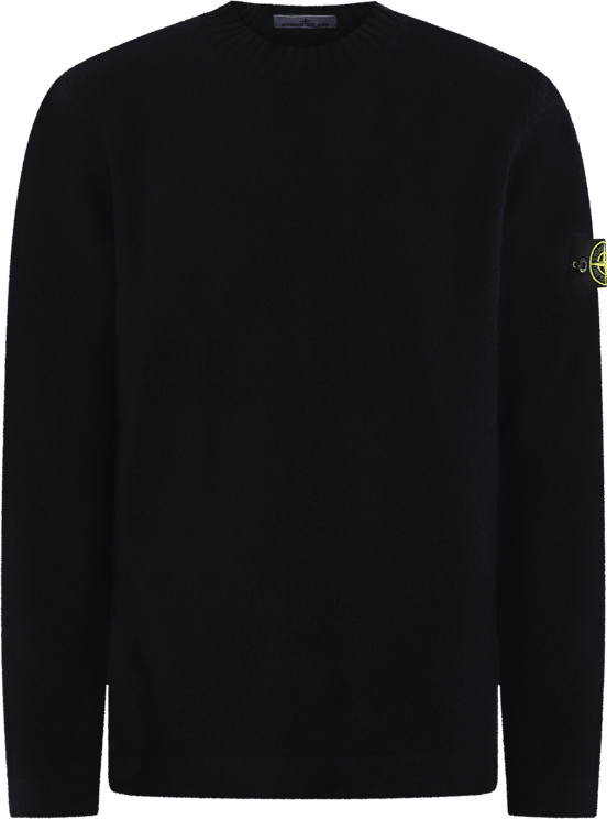 Stone Island Heren Logo patch Sweater Blauw