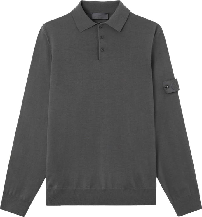 Stone Island Stone Island Heren Logo patch Poloshirt Grijs