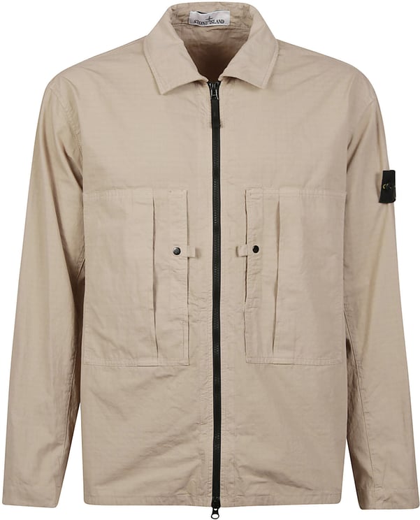 Stone Island Overshirt Jacket Brown
