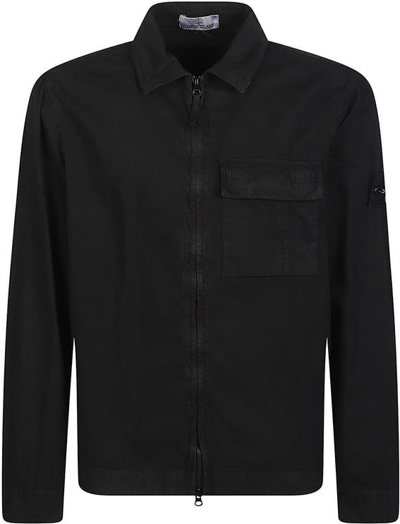 Stone Island Overshirt Jacket Black