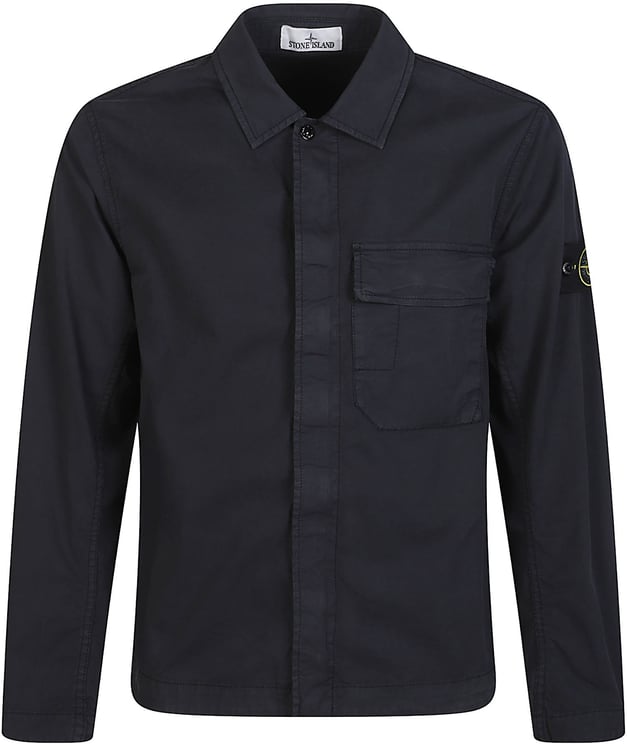 Stone Island Overshirt Jacket Blue