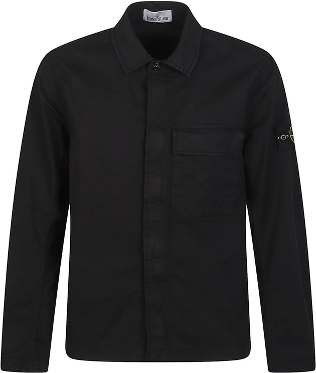 Stone Island Overshirt Jacket Black