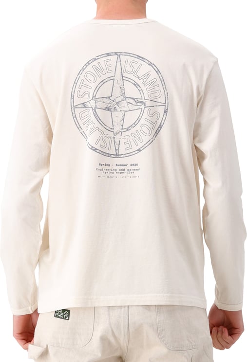 Stone Island Stone Island Longsleeve Gebroken Wit