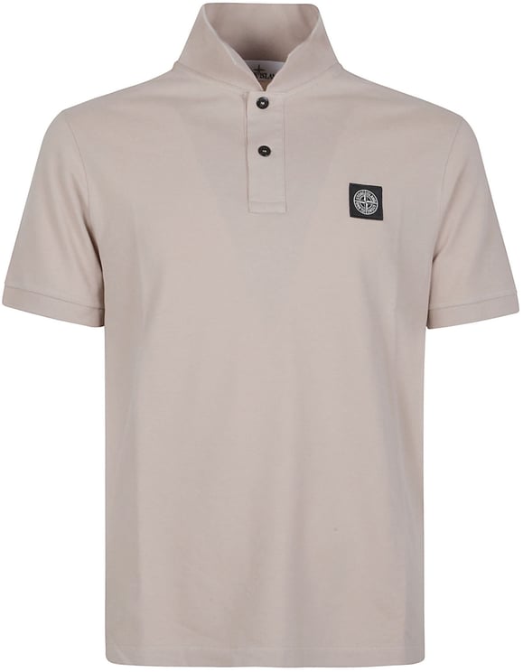 Stone Island Short Sleeve Slim Fit Polo Shirt Brown