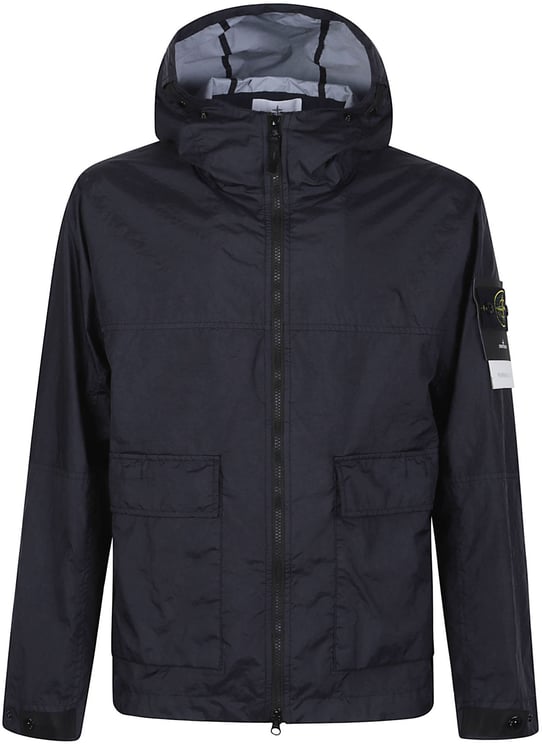 Stone Island Short Parka Blue