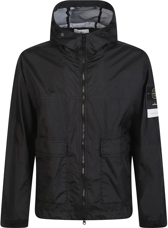Stone Island Short Parka Black