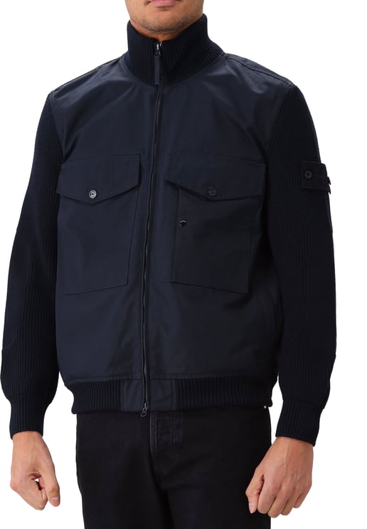 Stone Island Stone Island Bomberjas Blauw Ghost