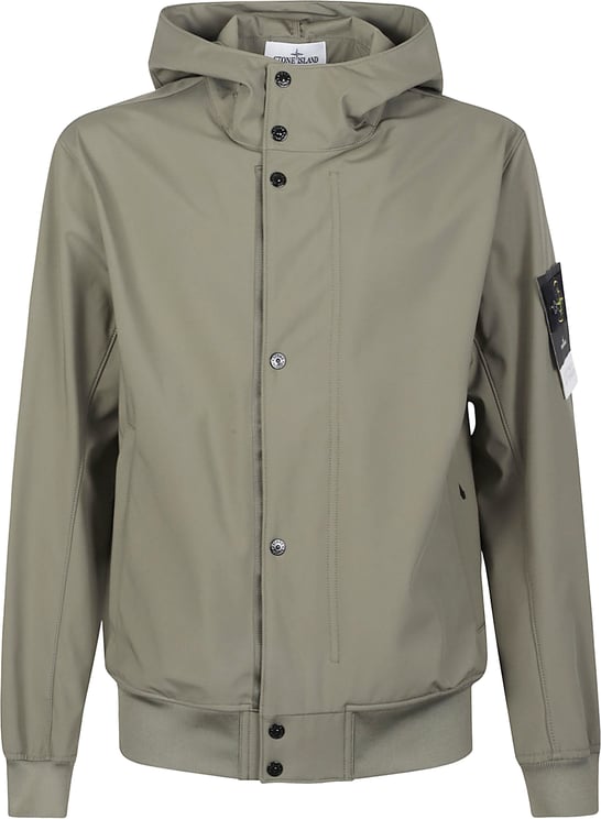 Stone Island Short Parka Green