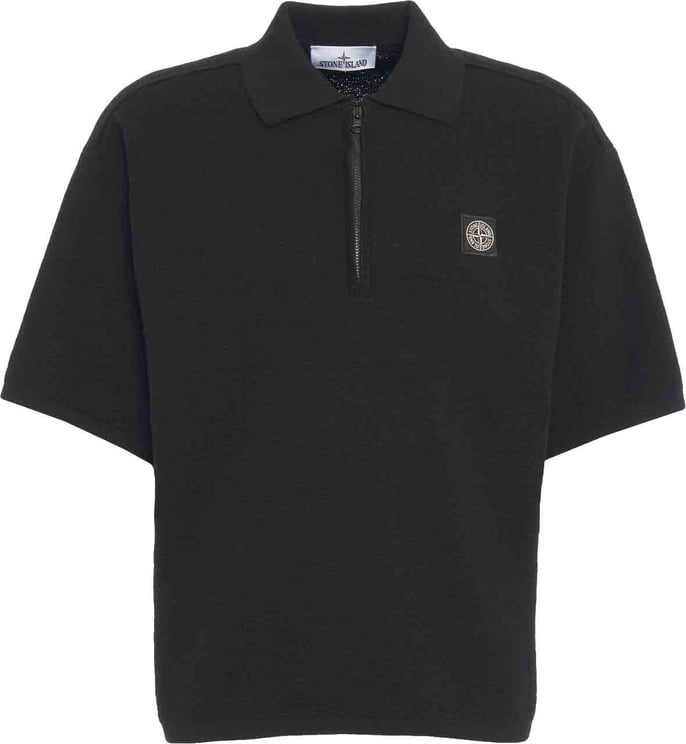 Stone Island Knit polo with logo