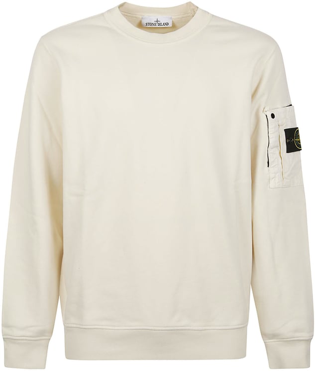 Stone Island Logo Sweatshirt White