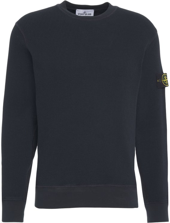Stone Island Sweater with logo patch