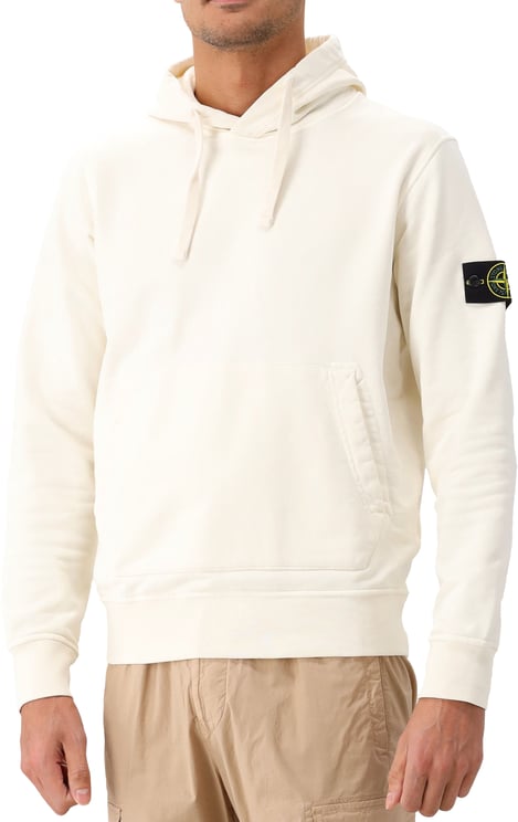 Stone Island Stone Island Hoodie Gebroken Wit