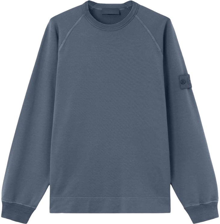 Stone Island Heren Ghost Logopatch Sweater Blauw