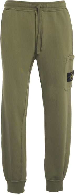 Stone Island Joggers with logo patch