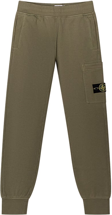 Stone Island Pantaloni jogger con tasca laterale