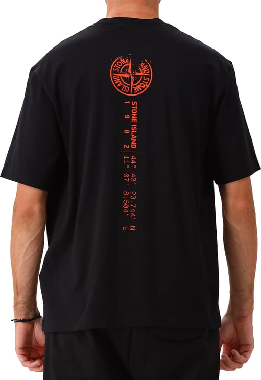 Stone Island Stone Island T-shirt Zwart SS