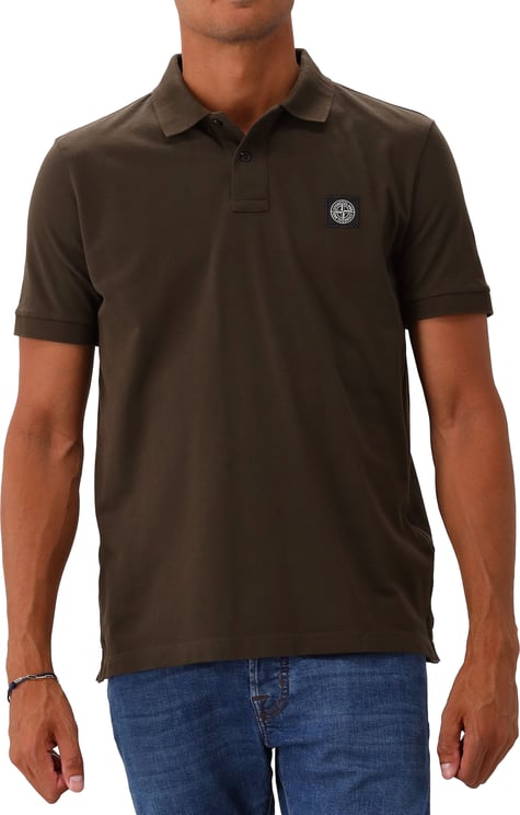 Stone Island Stone Island Polo Groen SS