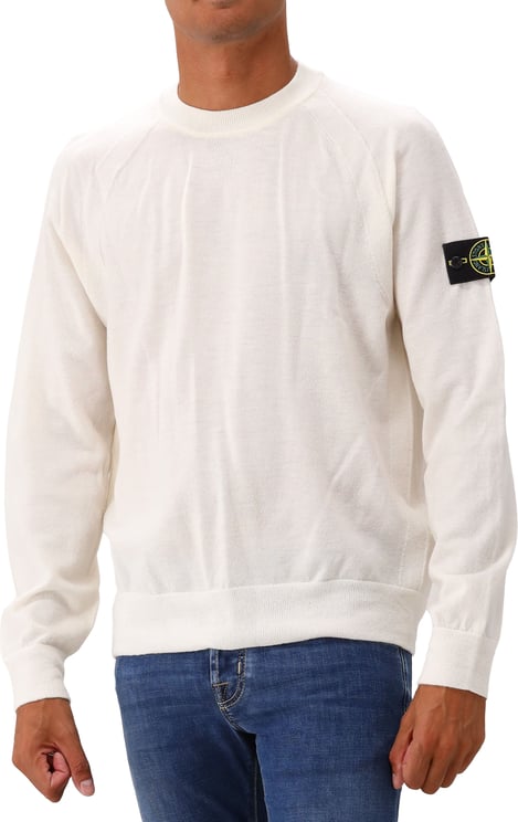 Stone Island Stone Island Gebreide Trui Wit