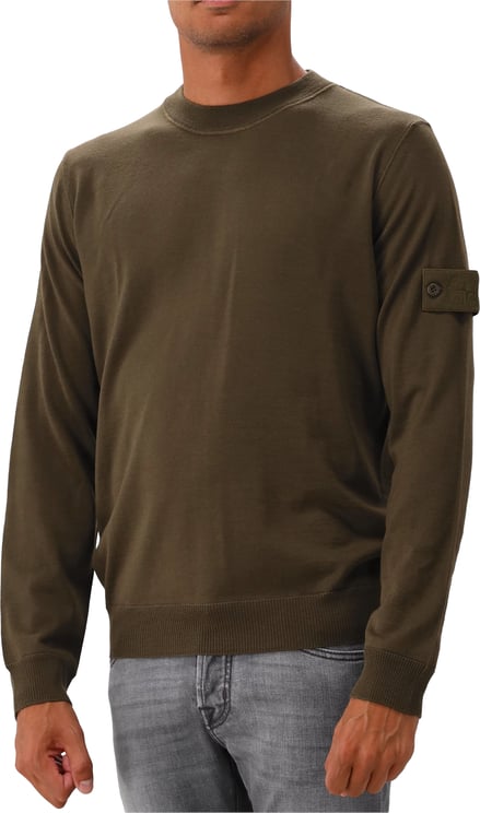 Stone Island Stone Island Gebreide Trui Groen Ghost