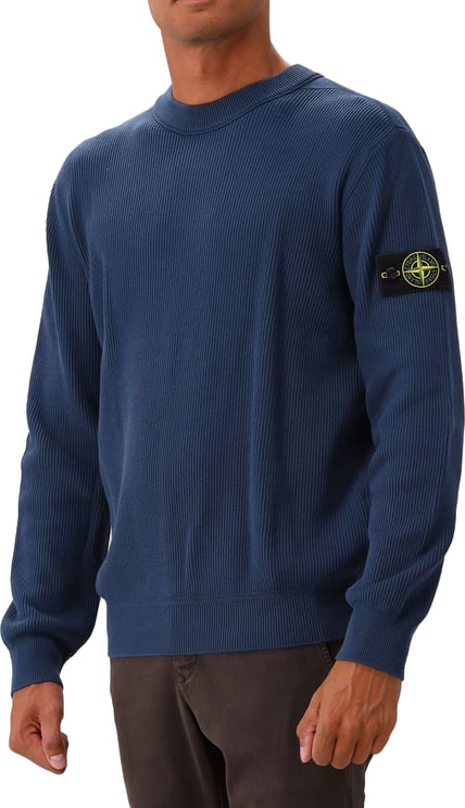 Stone Island Stone Island Gebreide Trui Blauw