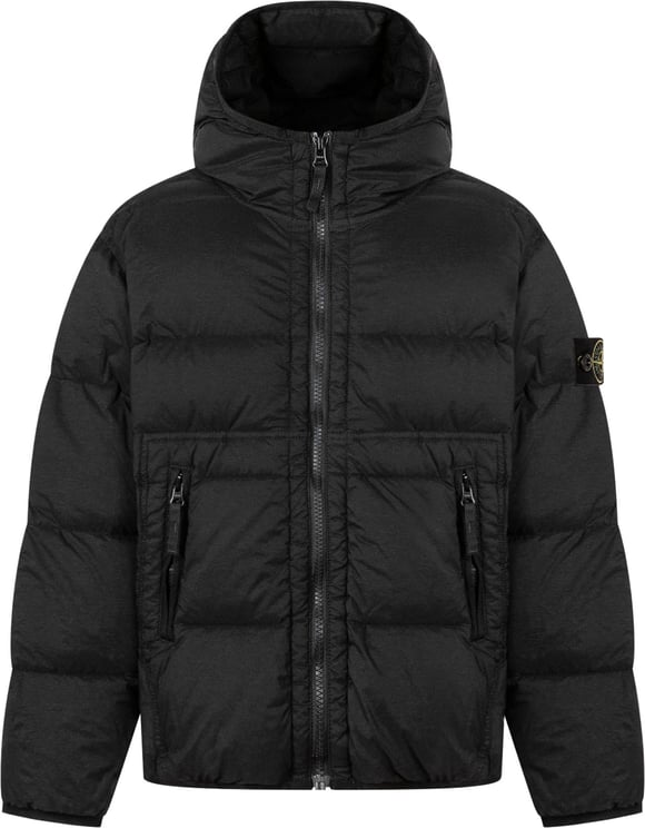 Stone Island Piumino Corto con Cappuccio