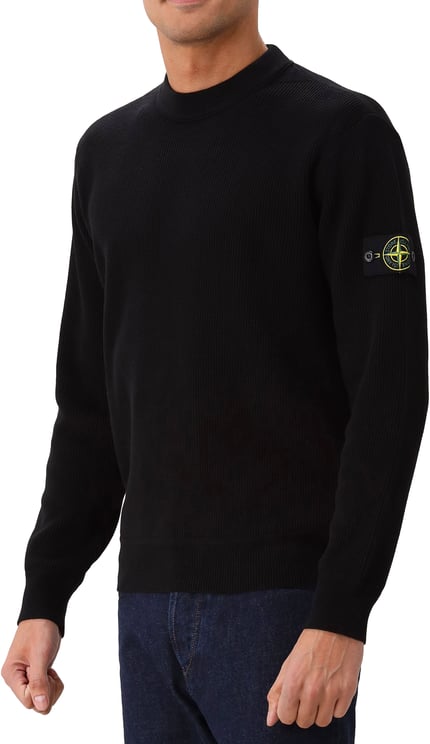 Stone Island Stone Island Gebreide Trui Zwart