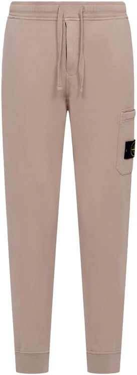Stone Island Sweatbroek van biologisch katoen fleece in de kleur Desert Sand.