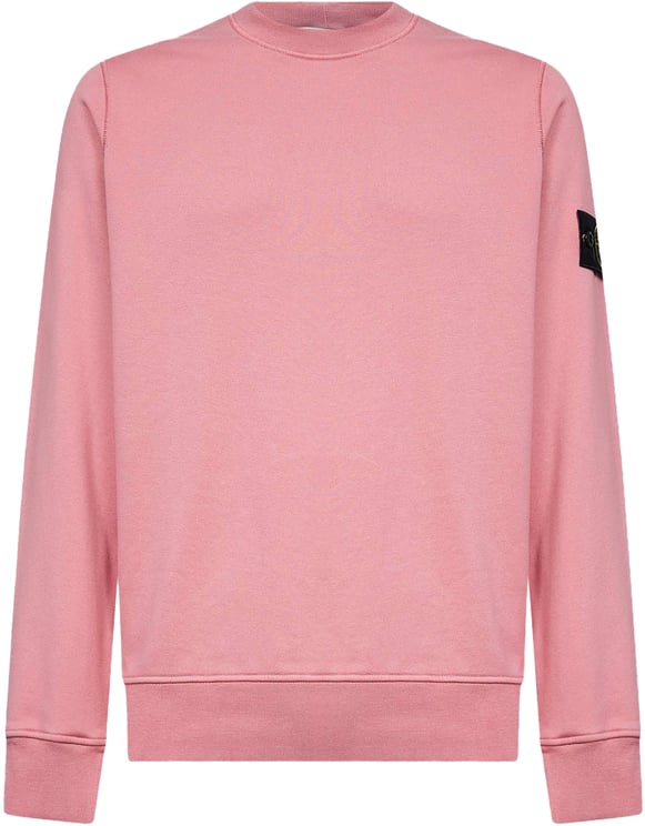 Stone Island Biologisch katoenen fleece sweatshirt Oleander
