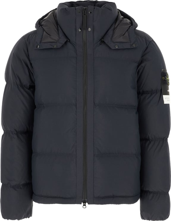 Stone Island Stone Island Midnight blue nylon down jacket