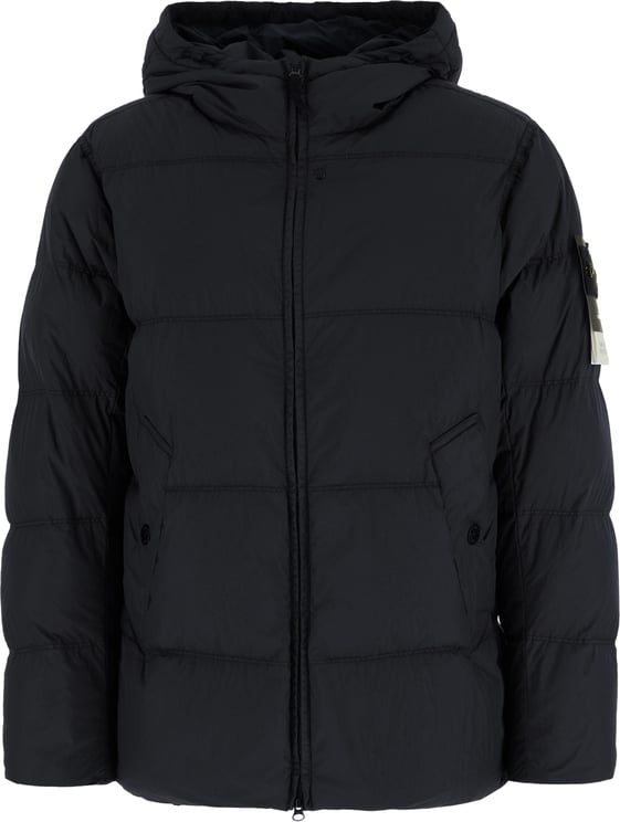 Stone Island Stone Island Black nylon padded jacket