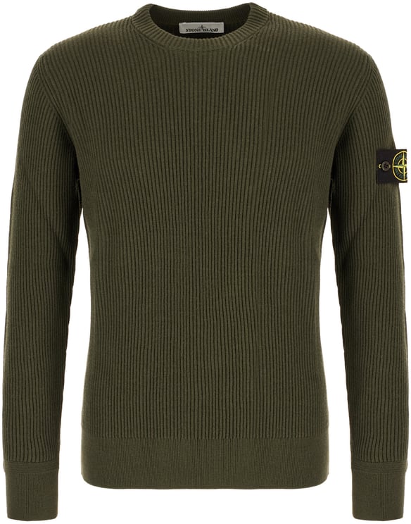 Stone Island Stone Island Military green wool sweater