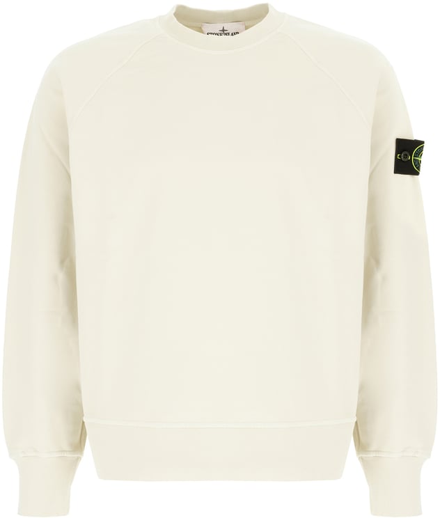 Stone Island Stone Island Ivory cotton sweatshirt
