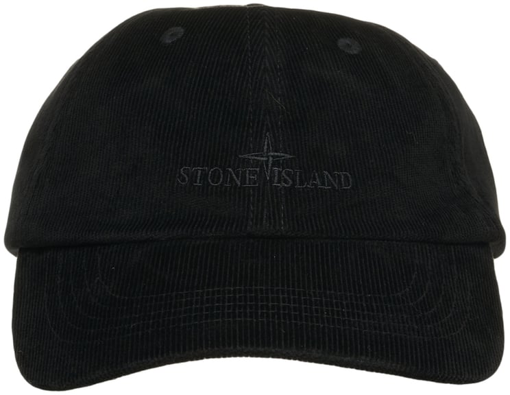 Stone Island Cappellino da baseball in velluto a coste