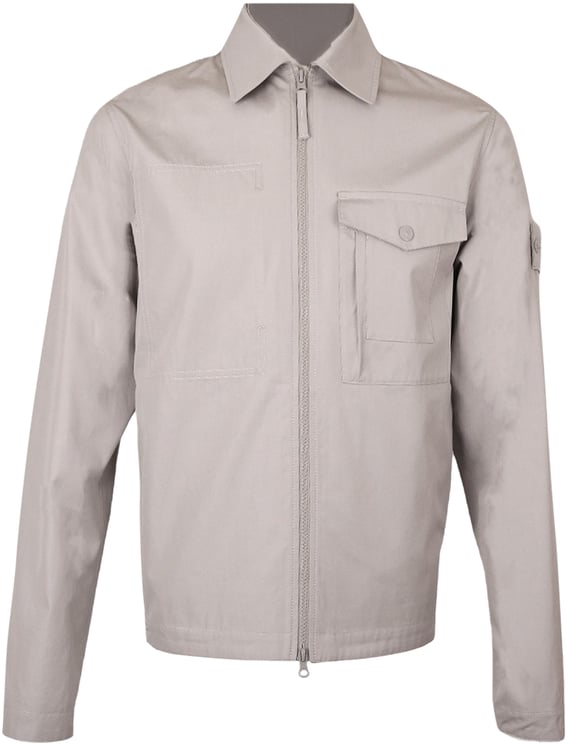 Stone Island SI GHOST ALL-WEATHER KATOENEN CANVAS SHIRTS STOF
