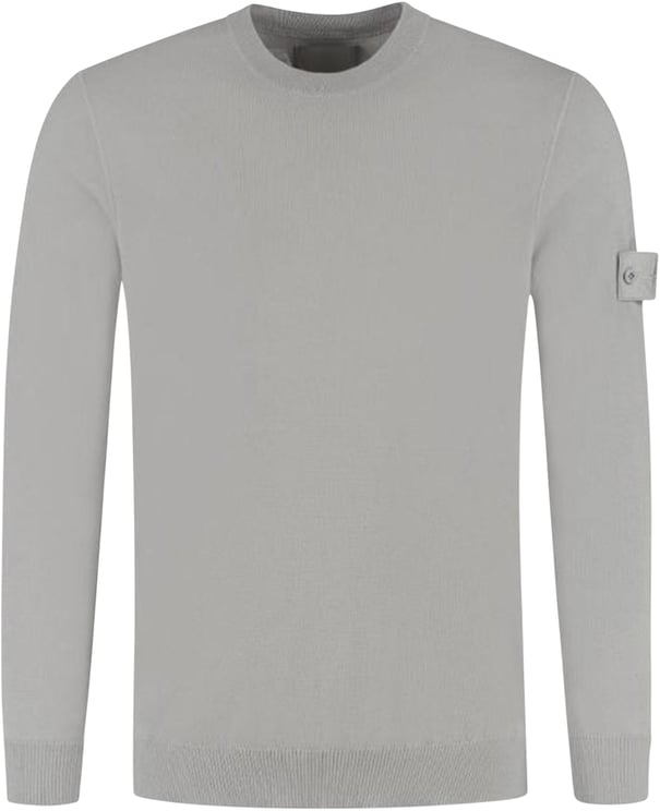 Stone Island SI GHOST LIGHT PURE RWS WOOL CREW NECK DUST