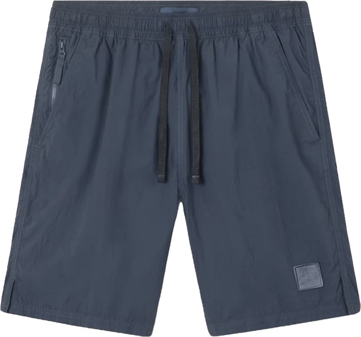 Stone Island SI GHOST NYLON SMERIGLIATO SHORT SLATE BLU