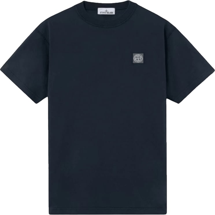 Stone Island ORGANIC COTTON JERSEY 'FISSATO' EFFECT T-SHIRT