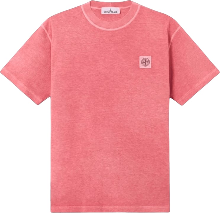 Stone Island ORGANIC COTTON JERSEY 'FISSATO' EFFECT T-SHIRT