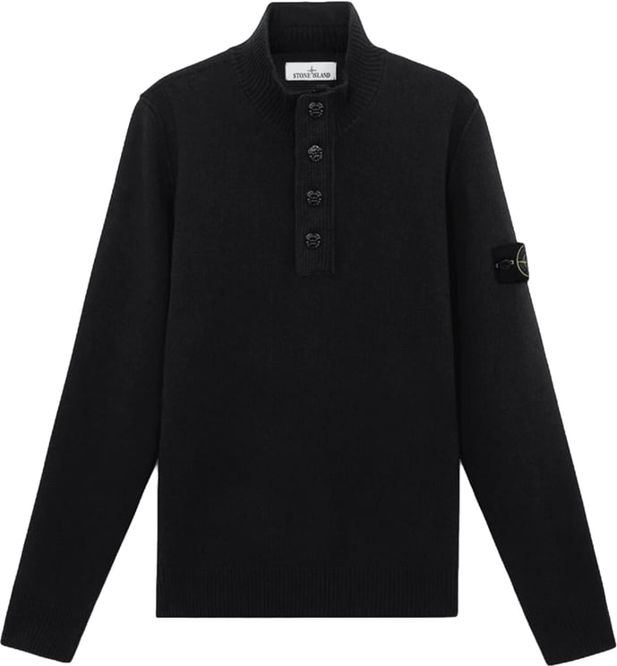Stone Island LAMBSWOOL HALF-ZIP JUMPER