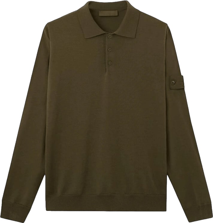 Stone Island LIGHT PURE RWS WOOL GHOST POLO SHIRT