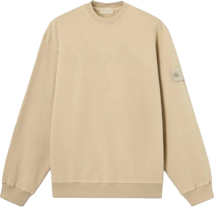 Stone Island ORGANIC COTTON STRETCH FLEECE GHOST SWEATER