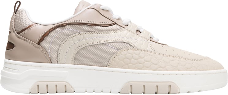 Streim the legacy Primo Basket Croc Print Beige