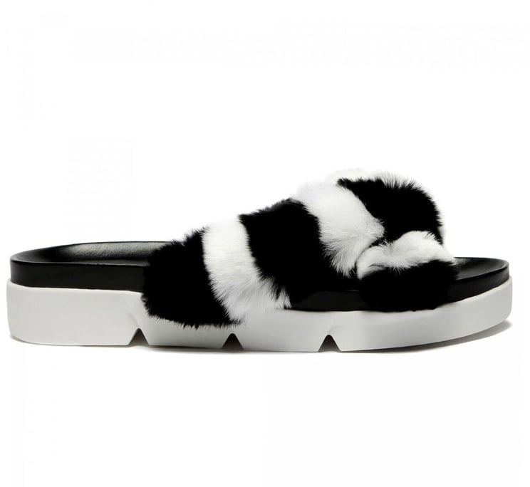 Stuart Weitzman Stuart Weitzman Fur Slippers