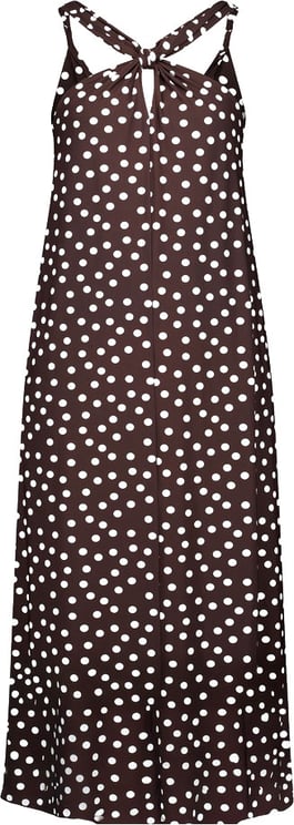 Studio Anneloes STUDIO ANNELOES - Norah 2way dot dress - 13938 - 8717 Espresso/ecru