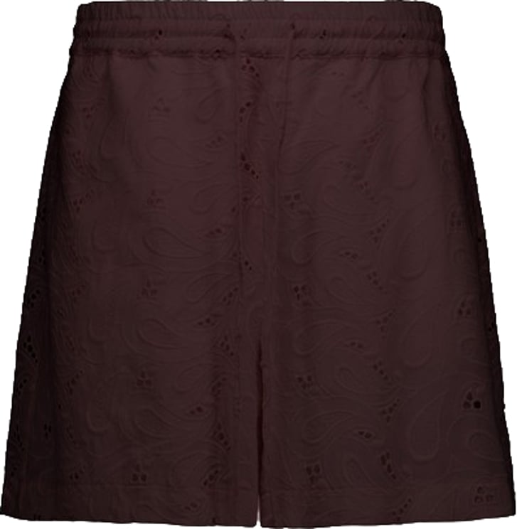 Studio Anneloes STUDIO ANNELOES - Zena broderie shorts - 13941 - 8700 Espresso