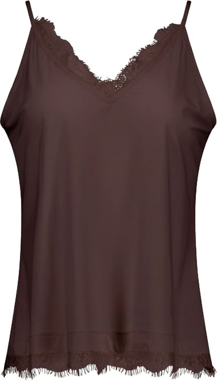 Studio Anneloes STUDIO ANNELOES - Mitzie lace top - 13955 - 8700 Espresso