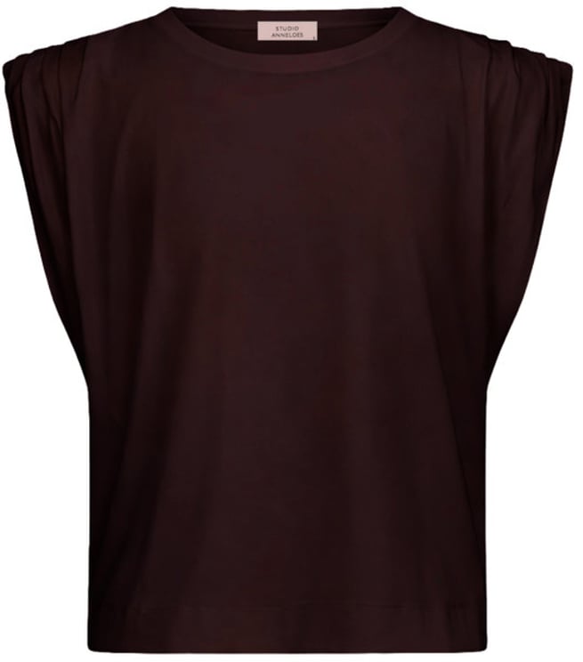 Studio Anneloes STUDIO ANNELOES - Leona top - 91541 - 8700 Espresso