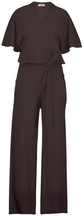 Studio Anneloes STUDIO ANNELOES - Maggie jumpsuit - 91542 - 8700 Espresso